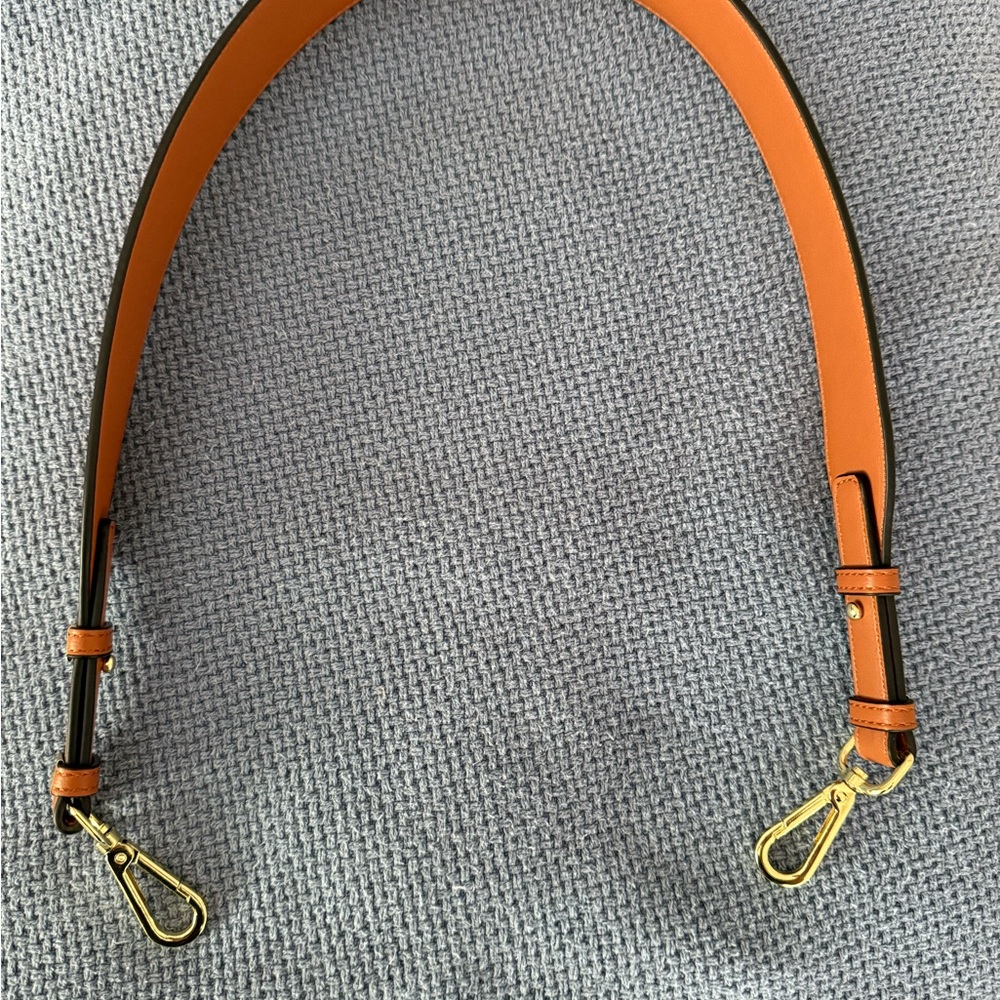 Tan Leather Bag Purse Shoulder Strap